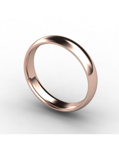  Plain  Rose  Gold  Wedding  Rings  18 Carat Buy Online 